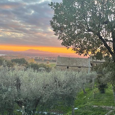Private Stone Cottage With Starlink & Lake View Tuoro sul Trasimeno Exterior photo